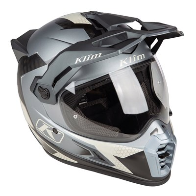 KLIM KRIOS PRO CARBON CHARGER ADV RALLY MOTOSİKLET KASKI GRİ