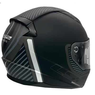 LS2 RAPİD 2 EXTRA MAT SİYAH-GRİ KASK