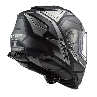 LS2 STORM 2 FASTER MAT TITANIUM KASK
