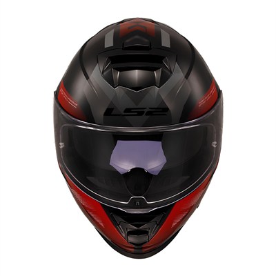LS2 STORM 2 KRONOS KIRMIZI-GRİ KASK