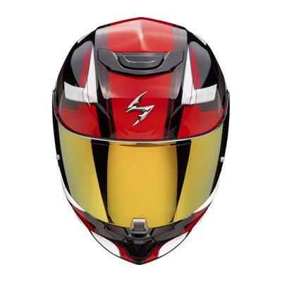 SCORPION EXO 391 CAPTOR KAPALI MOTOSİKLET KASKI SİYAH / KIRMIZI