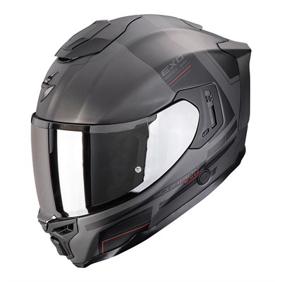 SCORPION EXO-1500 AIR DUAL KAPALI MOTOSİKLET KASKI MAT SİYAH / GRİ / KIRMIZI