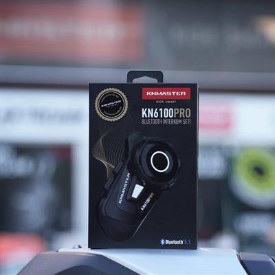 KNMASTER KN6100 PRO CARBON SİYAH İNTERKOM