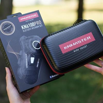 KNMASTER KN6100 PRO CARBON SİYAH İNTERKOM