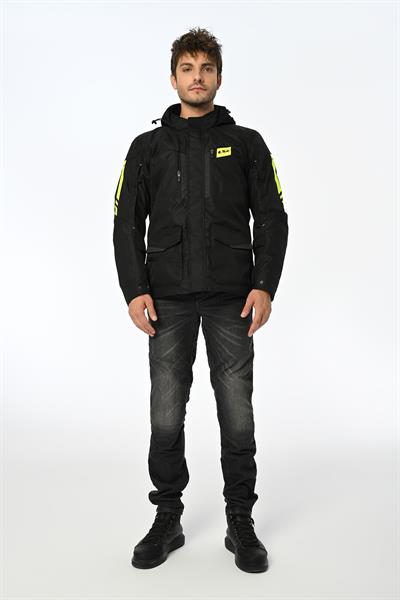 LS2 METROPOLIS EVO SİYAH-NEON SARI MONT