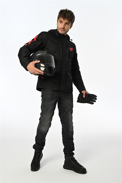 LS2 METROPOLIS EVO SİYAH-KIRMIZI MONT