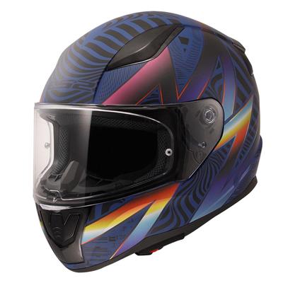LS2 RAPID 2 OPTIK MAT MAVİ MOR KASK