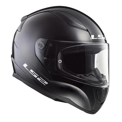 LS2 RAPID 2 SOLID GLOSS BLACK KASK
