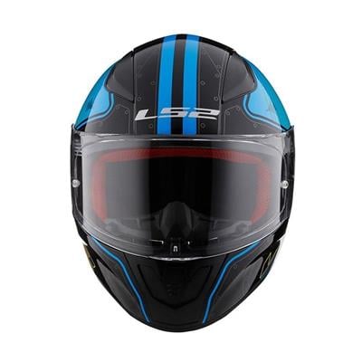 LS2 RAPID MACH 2 GLOSS BLACK 