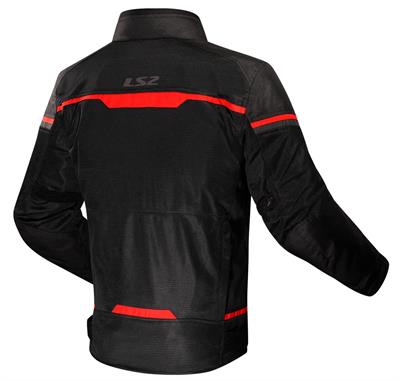 LS2 RIVA MAN JACKET BLACK RED CEKET 