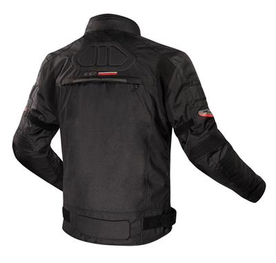 LS2 SHADOW MAN JACKET SİYAH KIRMIZI MONT