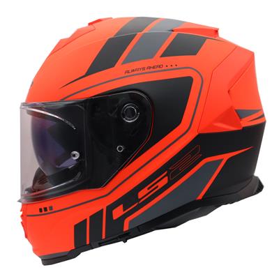 LS2 STORM 2 FIST ORANGE BLACK KASK