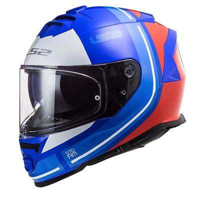 LS2 STORM 2 SLANT GLOSS BLUE RED KASK