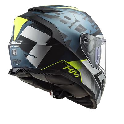 LS2 STORM 2 SPRINTER MAT SİYAH-GRİ COBALT KASK