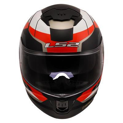 LS2 STREAM 2 ROAD MAT BLACK RED KASK