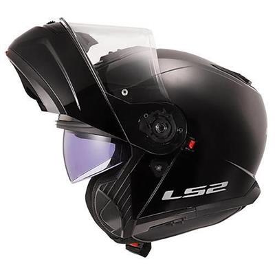 LS2 STROBE 2 PARLAK SİYAH KASK