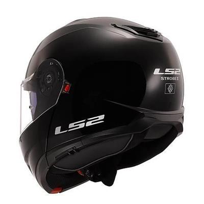 LS2 STROBE 2 PARLAK SİYAH KASK