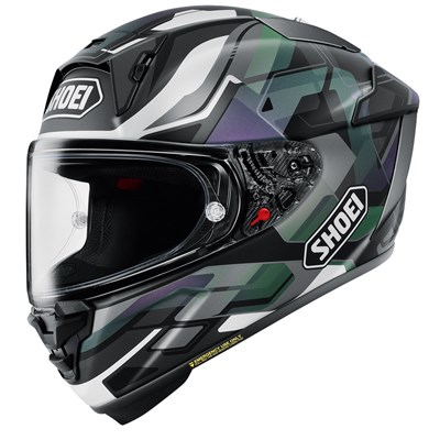 SHOEI X-SPIRIT PRO VALION TC-5 BLACK SILVER KASK