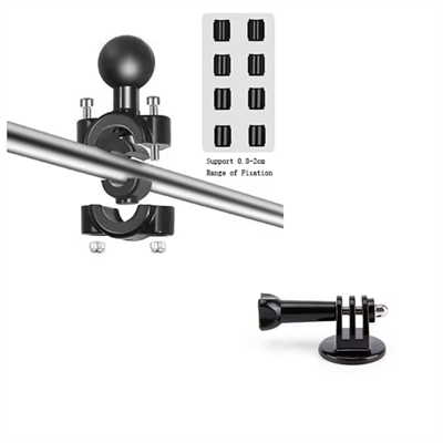 KNMASTER MC30 – AYNA DEMİR BAĞLANTILI 360° AYARLANABİLİR KAMERA TUTUCU APARAT