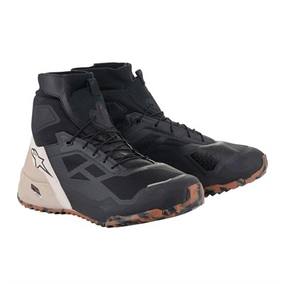 ALPINESTARS CR-1 KORUMALI MOTOSİKLET BOTU SİYAH / GRİ / KAHVERENGİ