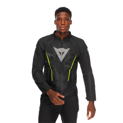 DAINESE HEROSPHERE BLACK WHITE YELLOW FLUO AIR TEKSTİL MONT
