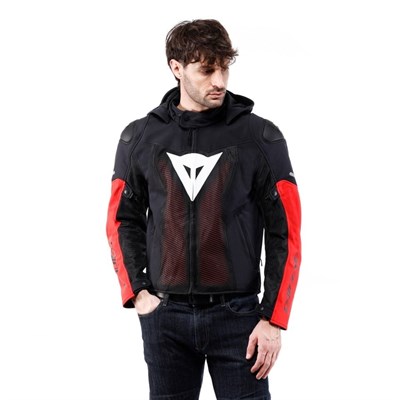 DAİNESE SUPER SPRİNT BLACK AİR BLACK WHİTE RED
