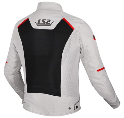 LS2 BREEZE MONT GRİ-SİYAH-KIRMIZI