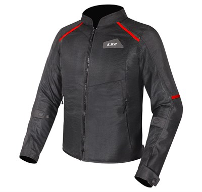 LS2 BREEZE MONT SİYAH-KIRMIZI