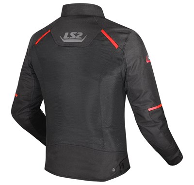 LS2 BREEZE MONT SİYAH-KIRMIZI