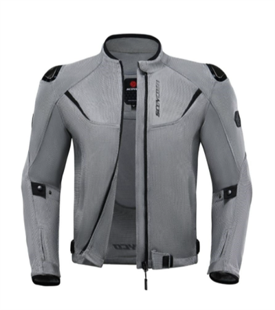 SCOYCO JK194 YAZLIK FİLELİ MONT GRİ