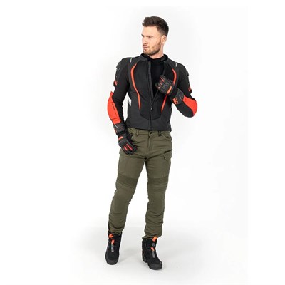 SHİMA MESH PRO 2.0 KORUMALI MOTOSİKLET MONTU SİYAH / BEYAZ / KIRMIZI