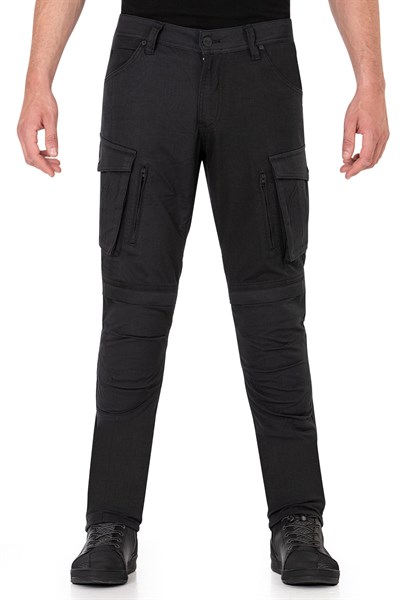 BJ TRUVA CARGO BLACK KORUMALI PANTOLON