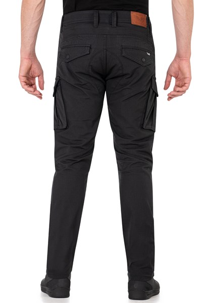 BJ TRUVA CARGO BLACK KORUMALI PANTOLON
