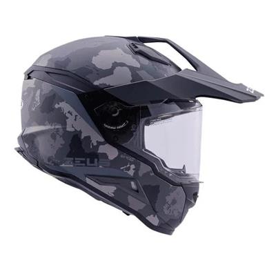 ZEUS ZS-913 BF6 MATT BLACK GREY BLACK SİLVER KAPALI KASK