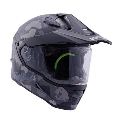 ZEUS ZS-913 BF6 MATT BLACK GREY BLACK SİLVER KAPALI KASK