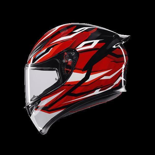 AGV K1 S Lion Siyah Kırmızı Kask Grafik Tasarım