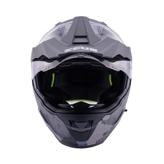 Zeus ZS-913 BF6 Mat Siyah Gri Kapalı Kask | Hemen Satın Al | Motoroad