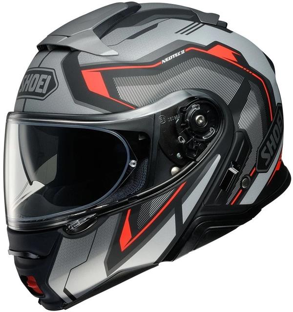 【SHOEI】ネオテック2 マットブラック M ※センターパッド難あり Shoei Neotec 2 Respect TC-5 Siyah Gümüş Kask | Hemen Satın Al