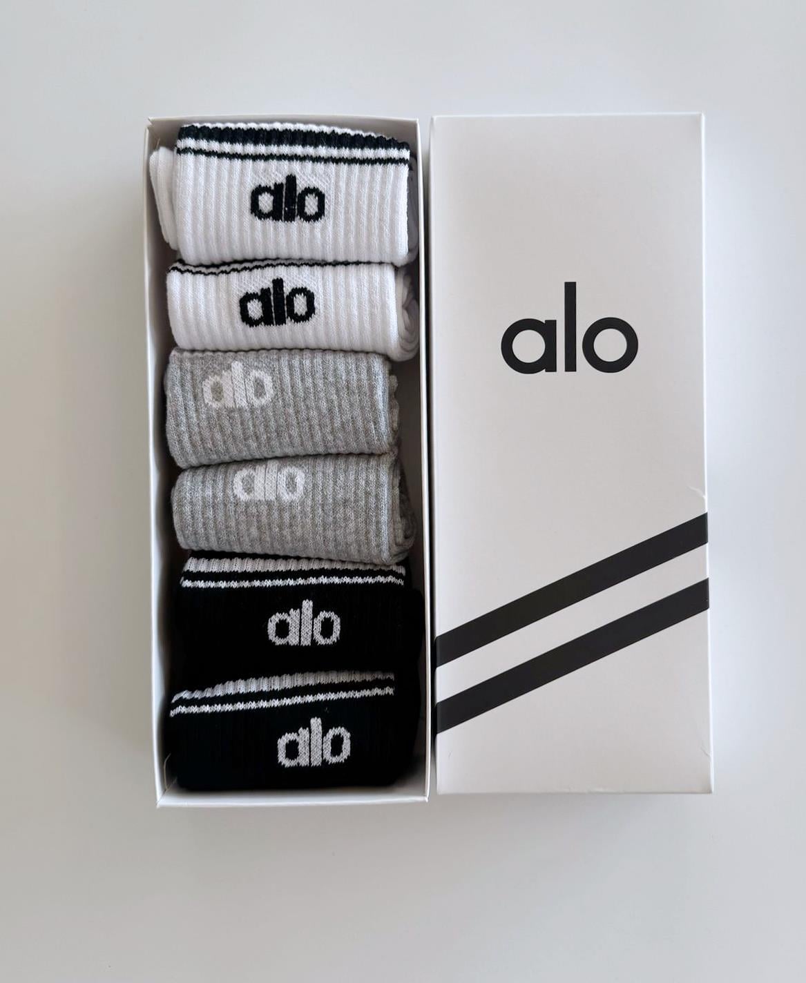 ALO 6 LI PAKET  3 RENK ÇORAP