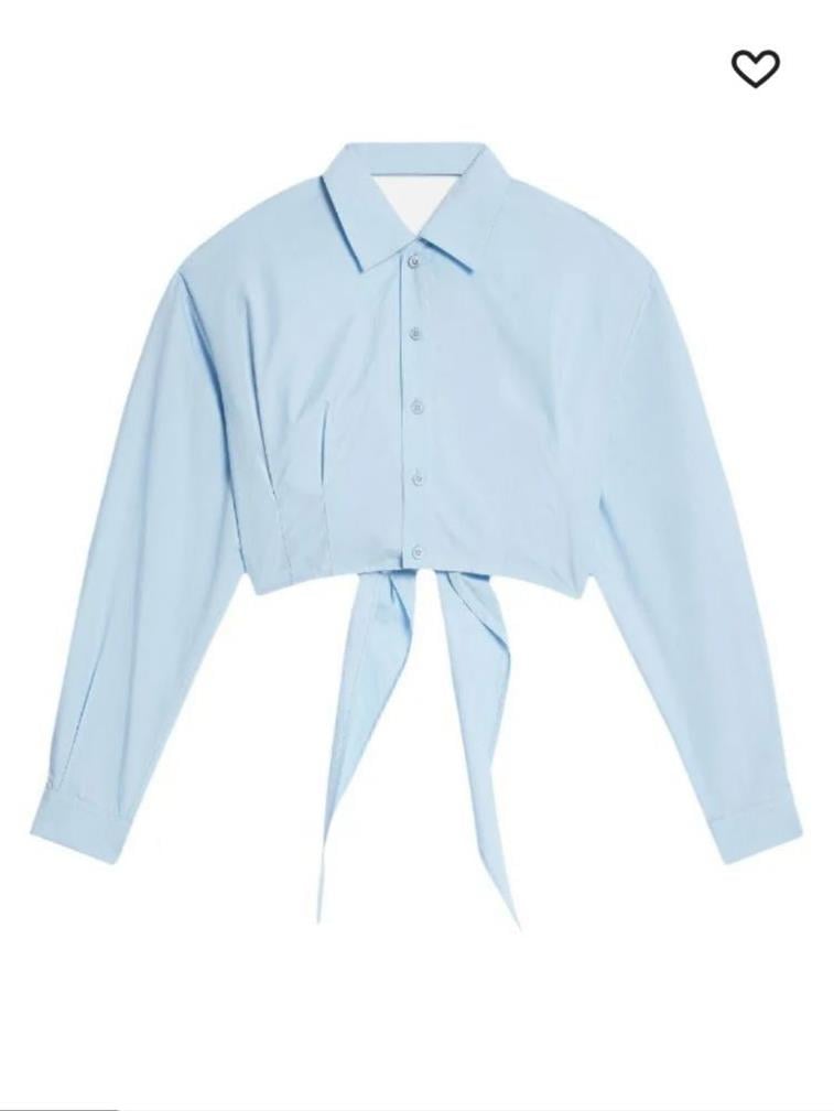 Ami Paris Bebe Mavisi Gömlek