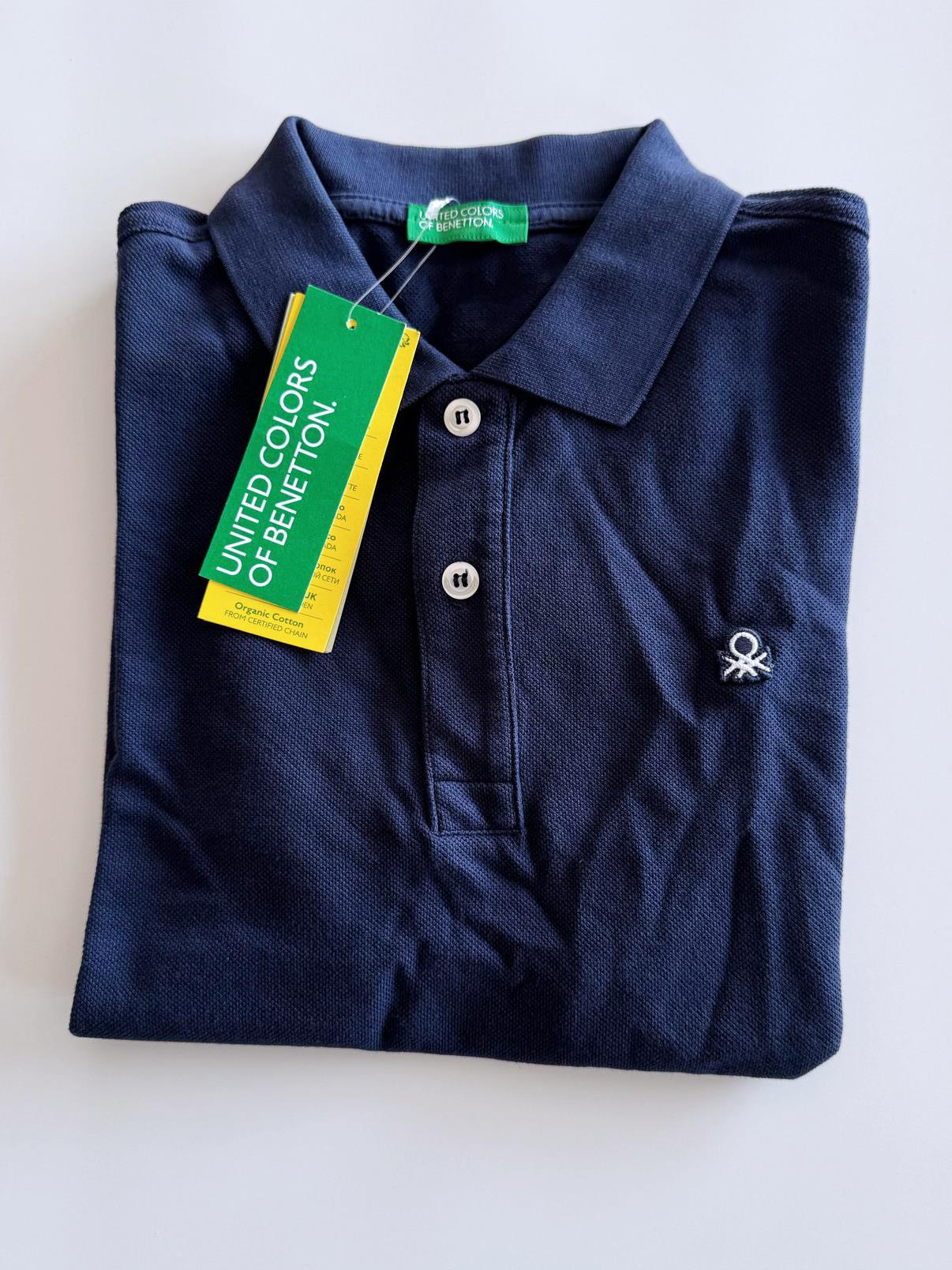 Benetton Çocuk Lacivert Polo Yaka T-Shirt