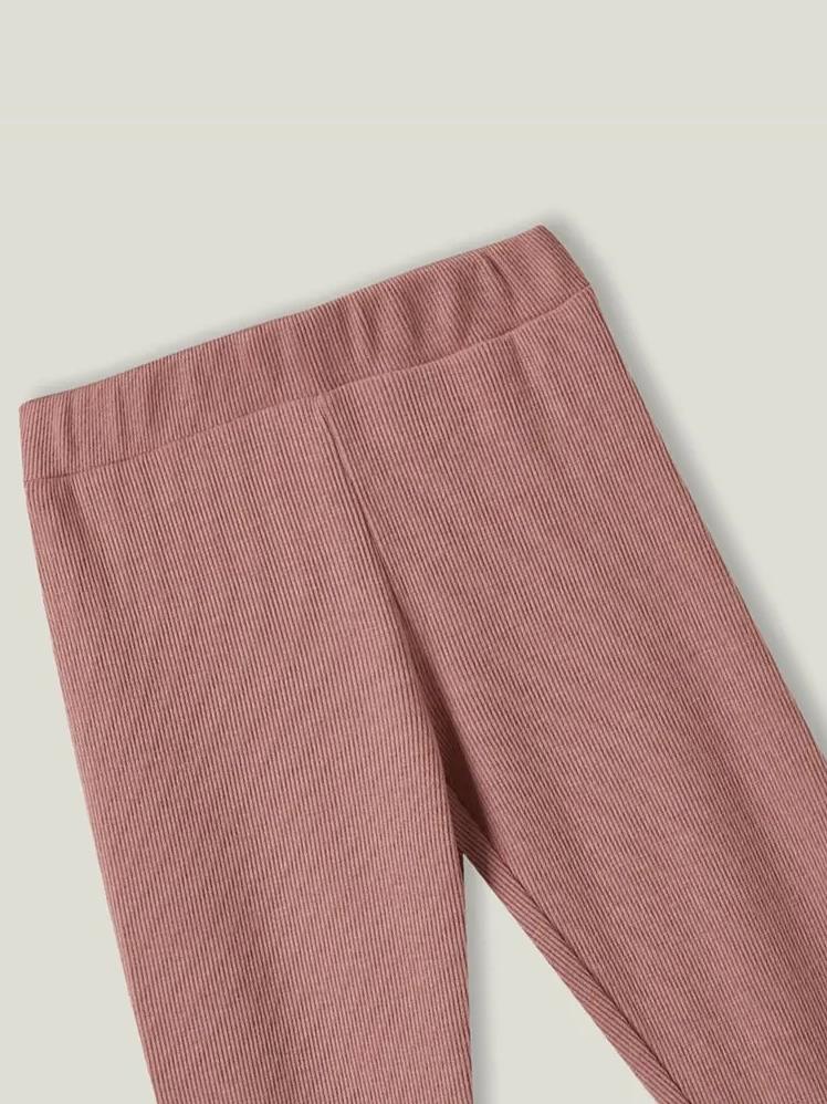 Benetton Pembe Kız Çocuk Fitilli Tayt