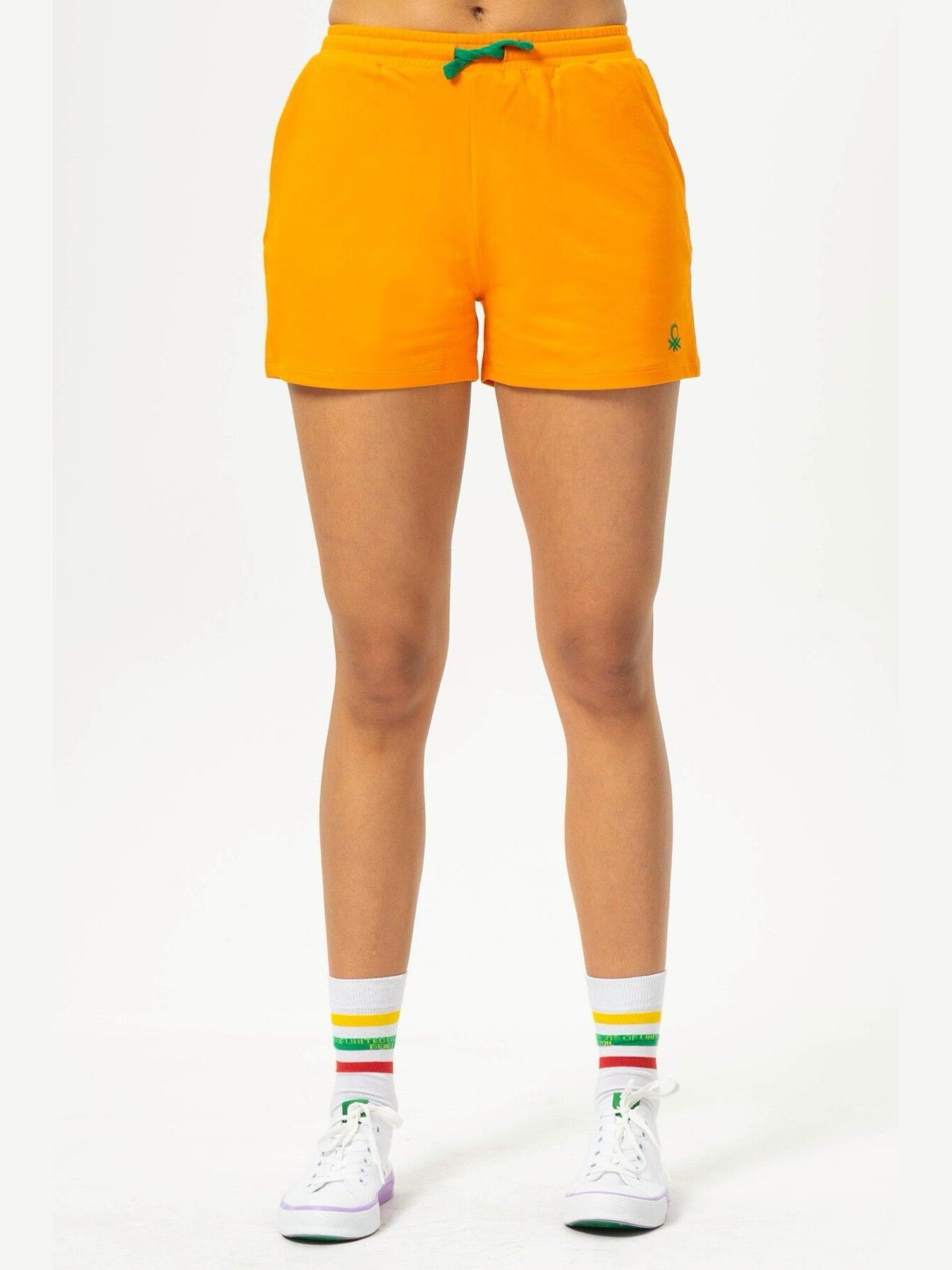 Benetton Sarı Kadın Şort
