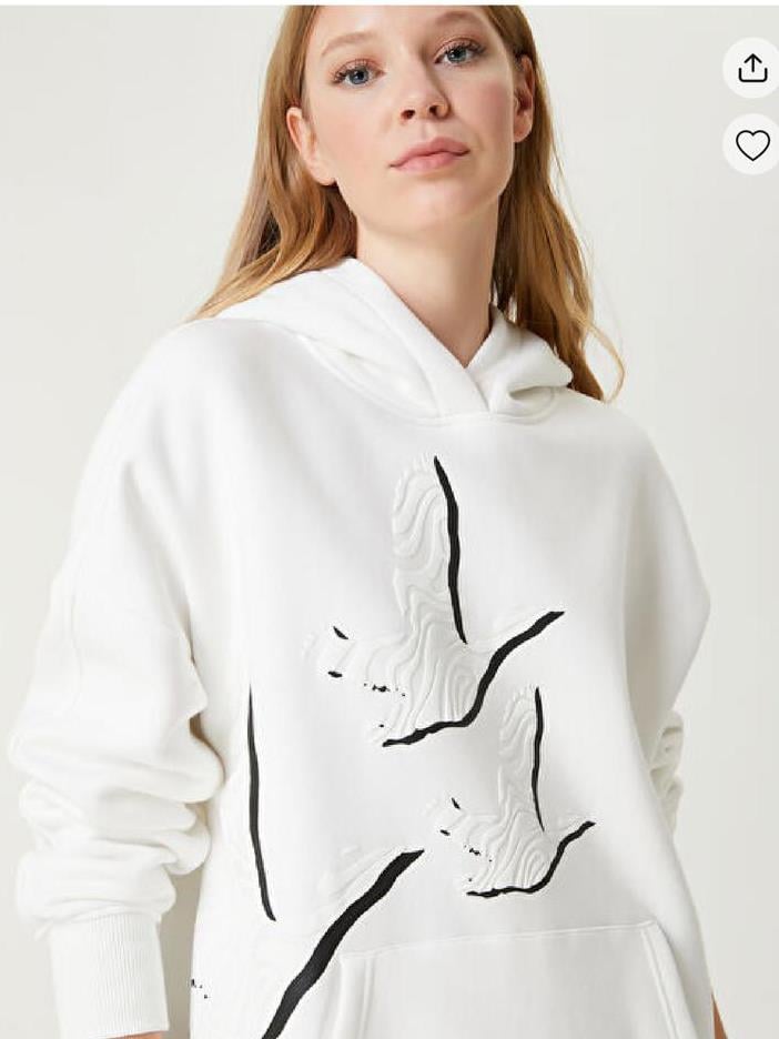 BYMN Beyaz sweatshirt