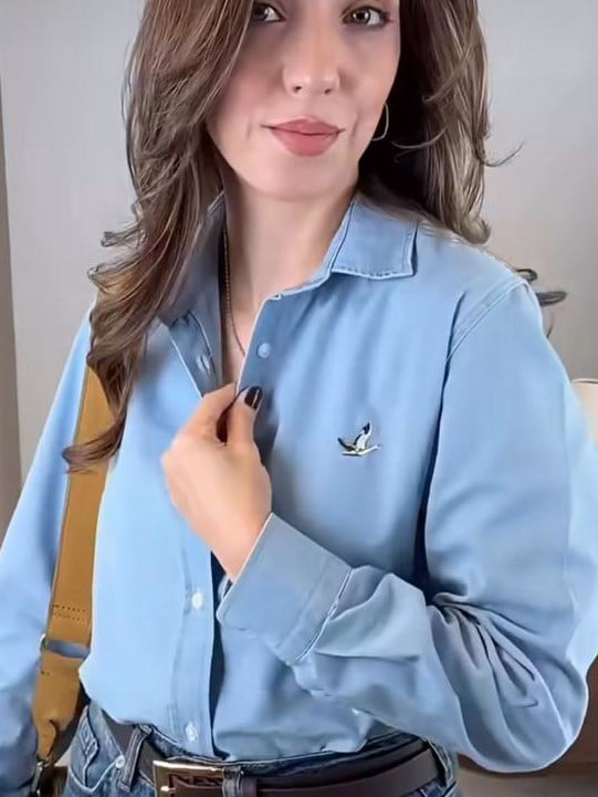 BYMN Mavi Kot Gömlek