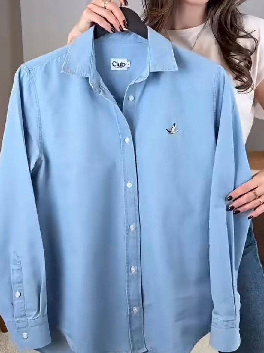 BYMN Mavi Kot Gömlek