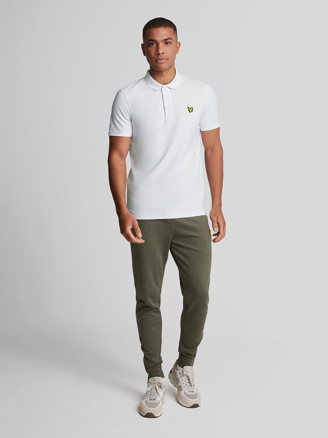 LYLE SCOTT Erkek Beyaz Polo Yaka Tshirt