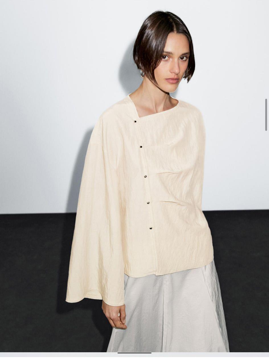 MSM Dutti Dokuma Modal Gömlek