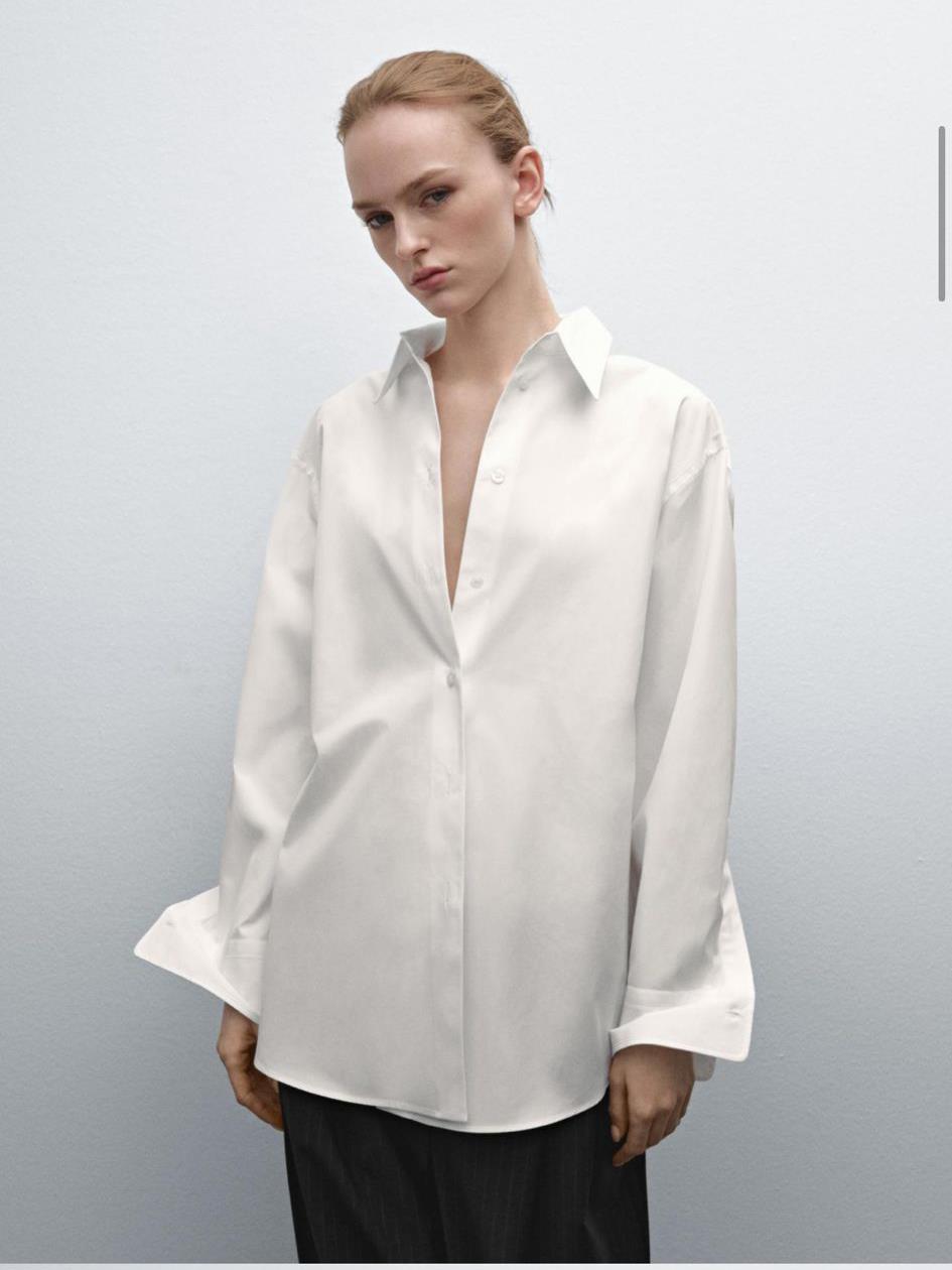 MSM Dutti Poplin Beyaz Gömlek