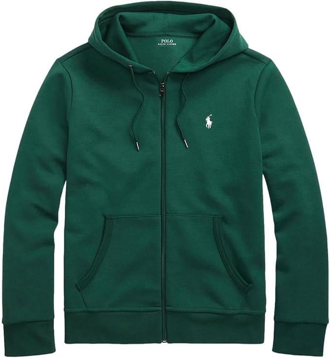 RLP Erkek Yeşil Fermuarlı Kapşonlu Sweatshirt
